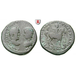Römische Provinzialprägungen, Thrakien-Donaugebiet, Markianopolis, Caracalla, Bronze, f.ss