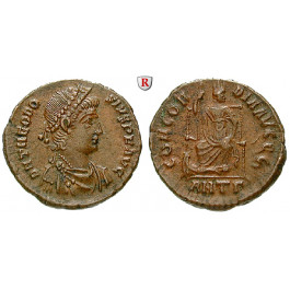 Römische Kaiserzeit, Theodosius I., Bronze 379-383, vz/ss-vz