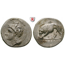 Italien-Lukanien, Velia, Didrachme 334-300 v.Chr., ss+/vz