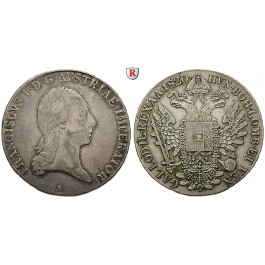 Österreich, Kaiserreich, Franz II. (I.), Konventionstaler 1820, ss+