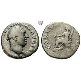 Römische Kaiserzeit, Vitellius, Denar, f.ss