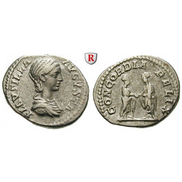 Römische Kaiserzeit, Plautilla, Frau des Caracalla, Denar 202, ss-vz