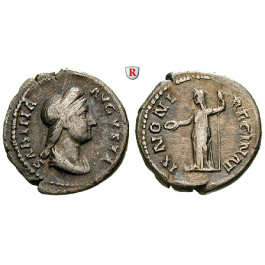 Römische Kaiserzeit, Sabina, Frau des Hadrianus, Denar 134-136, ss