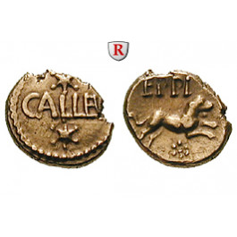 Britannien, Atrebates und Regni, Eppillus, 1/4 Stater 20 v.Chr. - 1 n.Chr., ss-vz