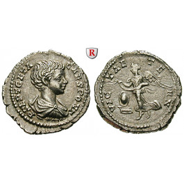 Römische Kaiserzeit, Geta, Caesar, Denar 200, vz/ss-vz