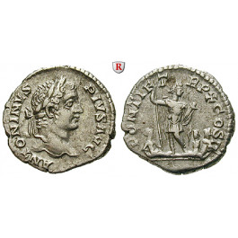 Römische Kaiserzeit, Caracalla, Denar 207, ss-vz