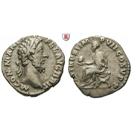 Römische Kaiserzeit, Commodus, Denar 186, ss+