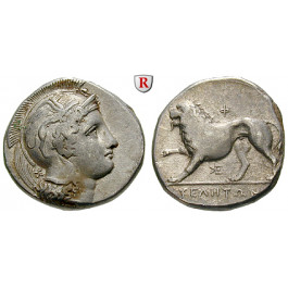 Italien-Lukanien, Velia, Didrachme 334-300 v.Chr., ss-vz