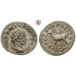 Römische Kaiserzeit, Philippus II., Antoninian 247-248, ss+