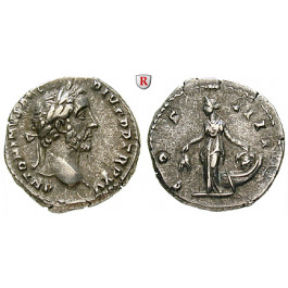 Römische Kaiserzeit, Antoninus Pius, Denar 151-152, ss-vz