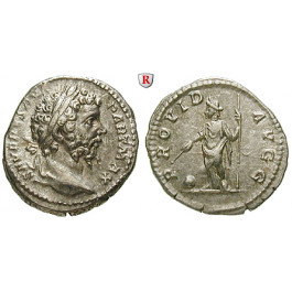 Römische Kaiserzeit, Septimius Severus, Denar 198-200, f.vz