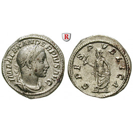 Römische Kaiserzeit, Severus Alexander, Denar 231-235, f.vz