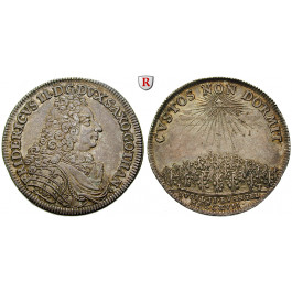 Sachsen, Sachsen-Gotha-Altenburg, Friedrich II., 1/2 Reichstaler 1717, vz