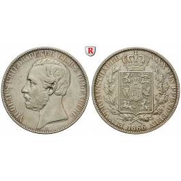 Oldenburg, Nicolaus Friedrich Peter, Vereinstaler 1866, ss+