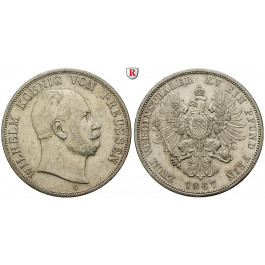 Brandenburg-Preussen, Königreich Preussen, Wilhelm I., Vereinsdoppeltaler 1867, ss-vz