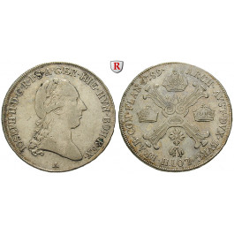 Römisch Deutsches Reich, Joseph II., 1/2 Kronentaler 1789, ss