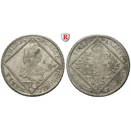 Römisch Deutsches Reich, Franz I., 30 Kreuzer 1748, ss-vz
