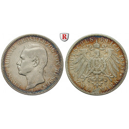 Deutsches Kaiserreich, Hessen, Ernst Ludwig, 2 Mark 1895, A, ss, J. 72