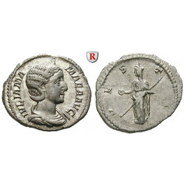 Römische Kaiserzeit, Julia Mamaea, Mutter des Severus Alexander, Denar 226, vz-st/vz
