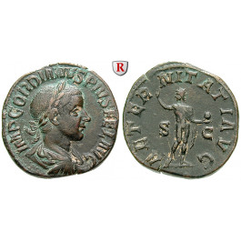 Römische Kaiserzeit, Gordianus III., Sesterz 241-243, f.vz