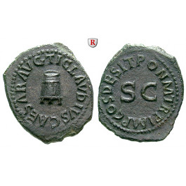 Römische Kaiserzeit, Claudius I., Quadrans 41, ss+