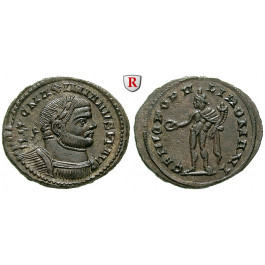 Römische Kaiserzeit, Maximianus Herculius, Follis 300-305, vz-st