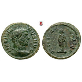 Römische Kaiserzeit, Maximianus Herculius, Follis-Teilstück 294-295, ss-vz