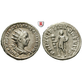 Römische Kaiserzeit, Hostilianus, Caesar, Antoninian, ss-vz/ss
