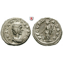 Römische Kaiserzeit, Julia Maesa, Großmutter des Elagabal, Denar 218-220, ss+