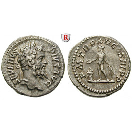 Römische Kaiserzeit, Septimius Severus, Denar 204, ss-vz
