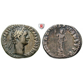 Römische Kaiserzeit, Domitianus, Denar 90-91, ss/f.ss
