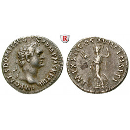 Römische Kaiserzeit, Domitianus, Denar 95, ss