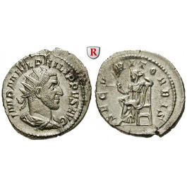 Römische Kaiserzeit, Philippus I., Antoninian 244-247, vz
