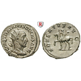 Römische Kaiserzeit, Traianus Decius, Antoninian 249-251, vz-st