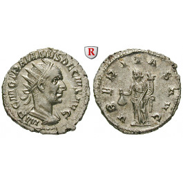 Römische Kaiserzeit, Traianus Decius, Antoninian 249-251, vz-st