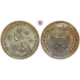 Weimarer Republik, 3 Reichsmark 1930, Vogelweide, A, PP, J. 344