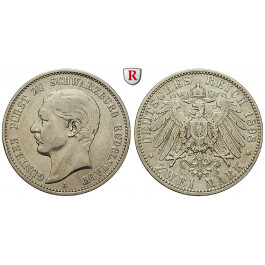 Deutsches Kaiserreich, Schwarzburg-Rudolstadt, Günther Viktor, 2 Mark 1898, A, ss+, J. 167