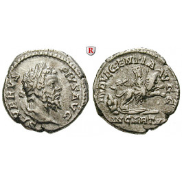 Römische Kaiserzeit, Septimius Severus, Denar, ss+