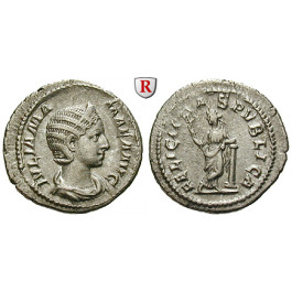 Römische Kaiserzeit, Julia Mamaea, Mutter des Severus Alexander, Denar 228, ss-vz