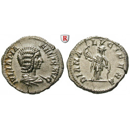 Römische Kaiserzeit, Julia Domna, Frau des Septimius Severus, Denar um 214, st