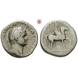 Römische Kaiserzeit, Domitianus, Caesar, Denar 76-77, f.ss