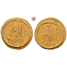 Byzanz, Justinian I., Solidus 527-565, ss+