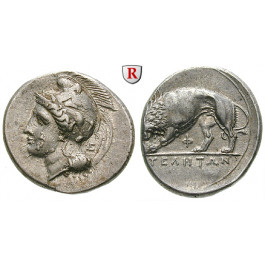 Italien-Lukanien, Velia, Didrachme 334-300 v.Chr., ss-vz/f.vz