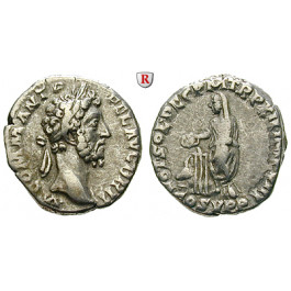 Römische Kaiserzeit, Commodus, Denar 186-187, ss
