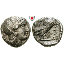 Attika, Athen, Tetradrachme 2. Hälfte 4.Jh. v.Chr., ss