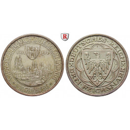 Weimarer Republik, 3 Reichsmark 1931, Magdeburg, A, vz+, J. 347