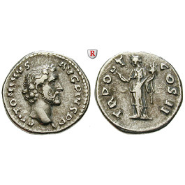 Römische Kaiserzeit, Antoninus Pius, Denar 139, ss+