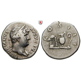 Römische Kaiserzeit, Hadrianus, Denar 125-127, ss