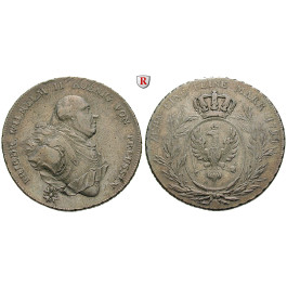 Brandenburg-Preussen, Königreich Preussen, Friedrich Wilhelm II., Konventionstaler 1794, vz/ss-vz
