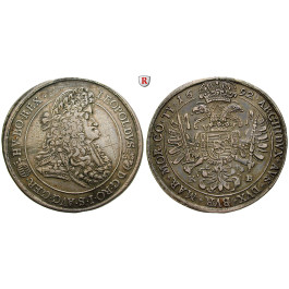 Römisch Deutsches Reich, Leopold I., Reichstaler 1692, ss/ss-vz